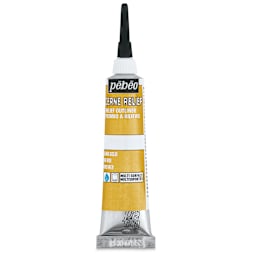 Pebeo Vitrail Paint Outliner - King Gold Outliner, 20 ml tube