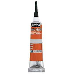 Pebeo Vitrail Paint Outliner - Copper Outliner, 20 ml tube