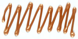 Pebeo Vitrail Cerne Relief Outliner - Vermilion Gold swatch