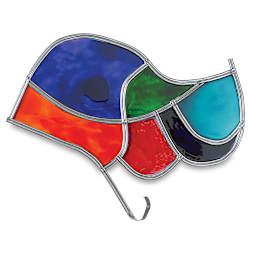 Pebeo Self-Adhesive Lead Strip - Multicolor design made using lead strip