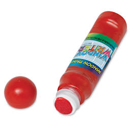 Crafty Dab Window Writer - Red Color Bottle shown open