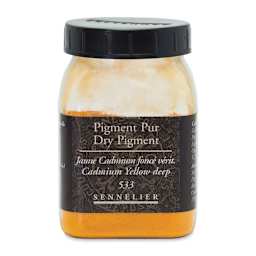 Sennelier Dry Pigment - Cadmium Yellow Deep, 150 g jar