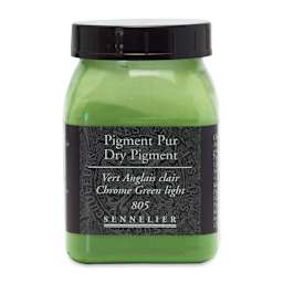 Sennelier Dry Pigment - Chrome Green Light, 120 g jar