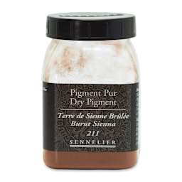 Sennelier Dry Pigment - Burnt Sienna, 140 g jar