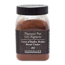 Sennelier Dry Pigment - Burnt Umber, 140 g jar