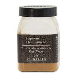 Sennelier Dry Pigment - Raw Sienna, 120 g jar