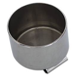 Stainless Steel Palette Cups - Top view of Large Single Cup