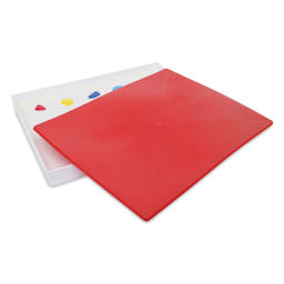 Premier Palette, lid slightly removed with paints inside