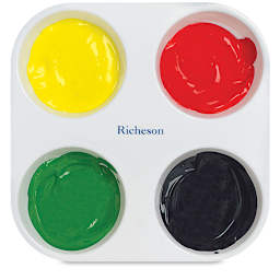 Richeson Muffin Pan - 7 1/8" x 7 1/8", White, 4 Wells