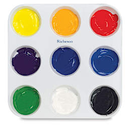 Richeson Muffin Pan - 10 3/4" x 10 3/4", White, 9 Wells