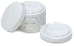 Richeson Nesting Porcelain Palettes - 5 Small Palettes shown with lid
