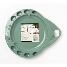 One Stroke Palette Uses 9" Disposable Picnic Plate - Peggable