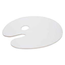 Art Alternatives Clear Acrylic Palette - Oval, 10" x 14", flat