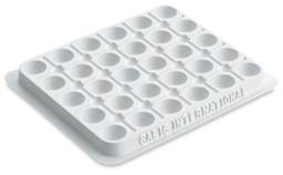 30-Well Palette - Angled view of empty palette showing 30 wells