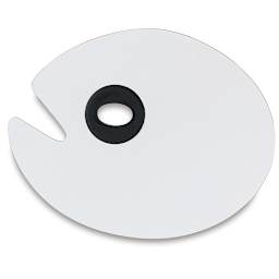 Richeson Palette - 11" x 14", White Melamine, Oval