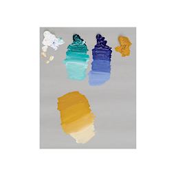 Gray Paper Palette, 50 Sheets  Sheet with paint 