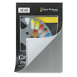 Gray Paper Palette, 30 Sheets Front of Pad showing Paper inside