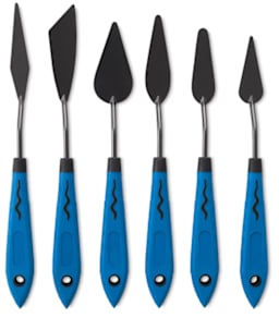 Blick Comfort Grip Palette Knives by RGM - Traditional, Set of 6