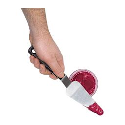 Liquitex Painting Knive - hand using the No.11 Knife