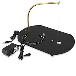 Hot Wire Foam Factory Crafter's Scroll Table - Component electrical plugs shown with table