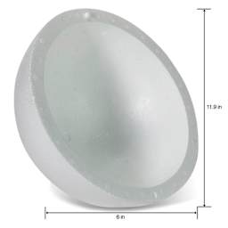FloraCraft SmoothFoM Foam - Half Ball, 12" Dia dimensions