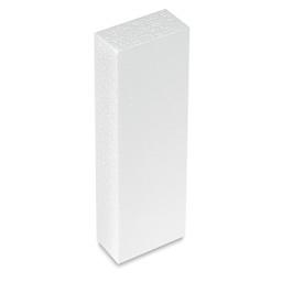 FloraCraft SmoothFoM Foam - Block, 4" x 12" x 2" angled view