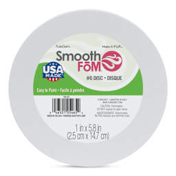 FloraCraft SmoothFoM Foam - Disk, 6" × 1" front of packaging