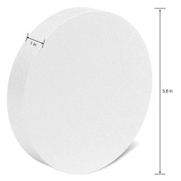 FloraCraft SmoothFoM Foam - Disk, 6" × 1" dimensions