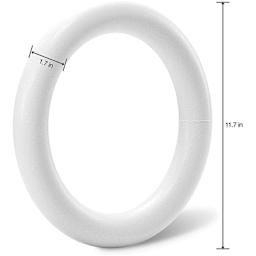 FloraCraft CraftFōM Foam - Wreath, 12" Dia dimensions