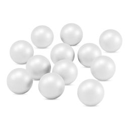 FloraCraft SmoothFoM Foam - Ball, Pkg of 12, 1.3" Dia out of packaging