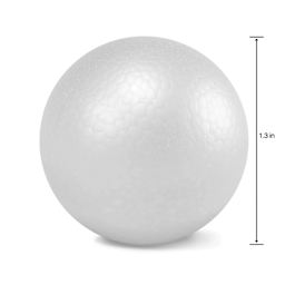 FloraCraft SmoothFoM Foam - Ball, Pkg of 12, 1.3" Dia single ball diameter
