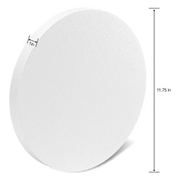 FloraCraft SmoothFoM Foam - Disk, 12" x 1" dimensions