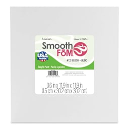 Smooth Foam Crafter's Foam - Sheet, 12" x 12" x 5/8"
