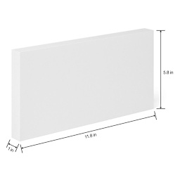 SmoothFoM 11.9" x 5.8" x 1"
