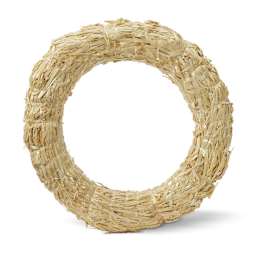 Natural Straw Wreaths 16"