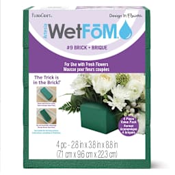 Artesia WetFoM Foam Bricks 8.9" x 3.8" x 2.8" - 4/Pkg.