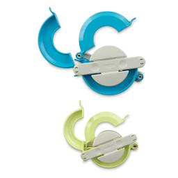 Clover Pom Pom Maker - 2 large Pom Pom Makers shown in pieces