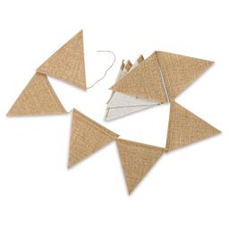 Hampton Art Burlap Banner