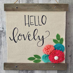 Hampton Art Felt Flowers