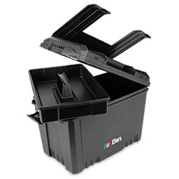 ArtBin Sidekick XL Storage Bin (shown open with tray partially removed)