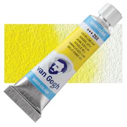 Van Gogh Watercolor - Azo Yellow Light, 10 ml tube and swatch