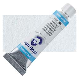 Van Gogh Watercolor - Chinese White, 10 ml tube and swatch