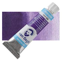 Van Gogh Watercolor - Permanent Blue Violet, 10 ml tube and swatch