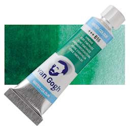 Van Gogh Watercolor - Viridian, 10 ml tube and swatch