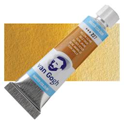 Van Gogh Watercolor - Yellow Ochre, 10 ml tube and swatch