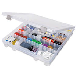 Artbin Super Satchel Slim w/Dividers (with lid open, contents not included)