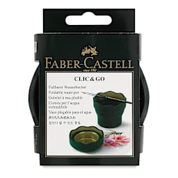 Faber-Castell Clic & Go Water Cup - Green, front of the packaging