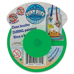 Paint Puck Brush Cleaner - Green bottom view
