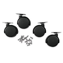 ArtBin Super Satchel - Set of 4 Cube Casters shown with hardware