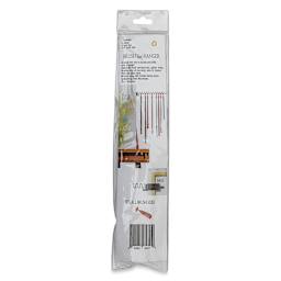 Artists Line Brush Line - Back of package of Canvas/Easel Brush line package
